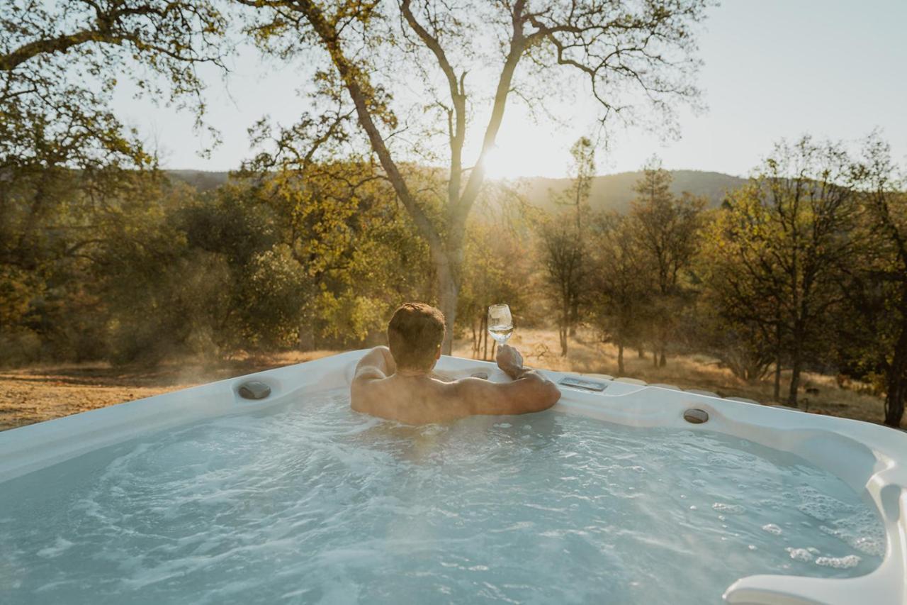 Glamour Mountain Getaway By Casa Oso With Views And Spa Oakhurst Esterno foto