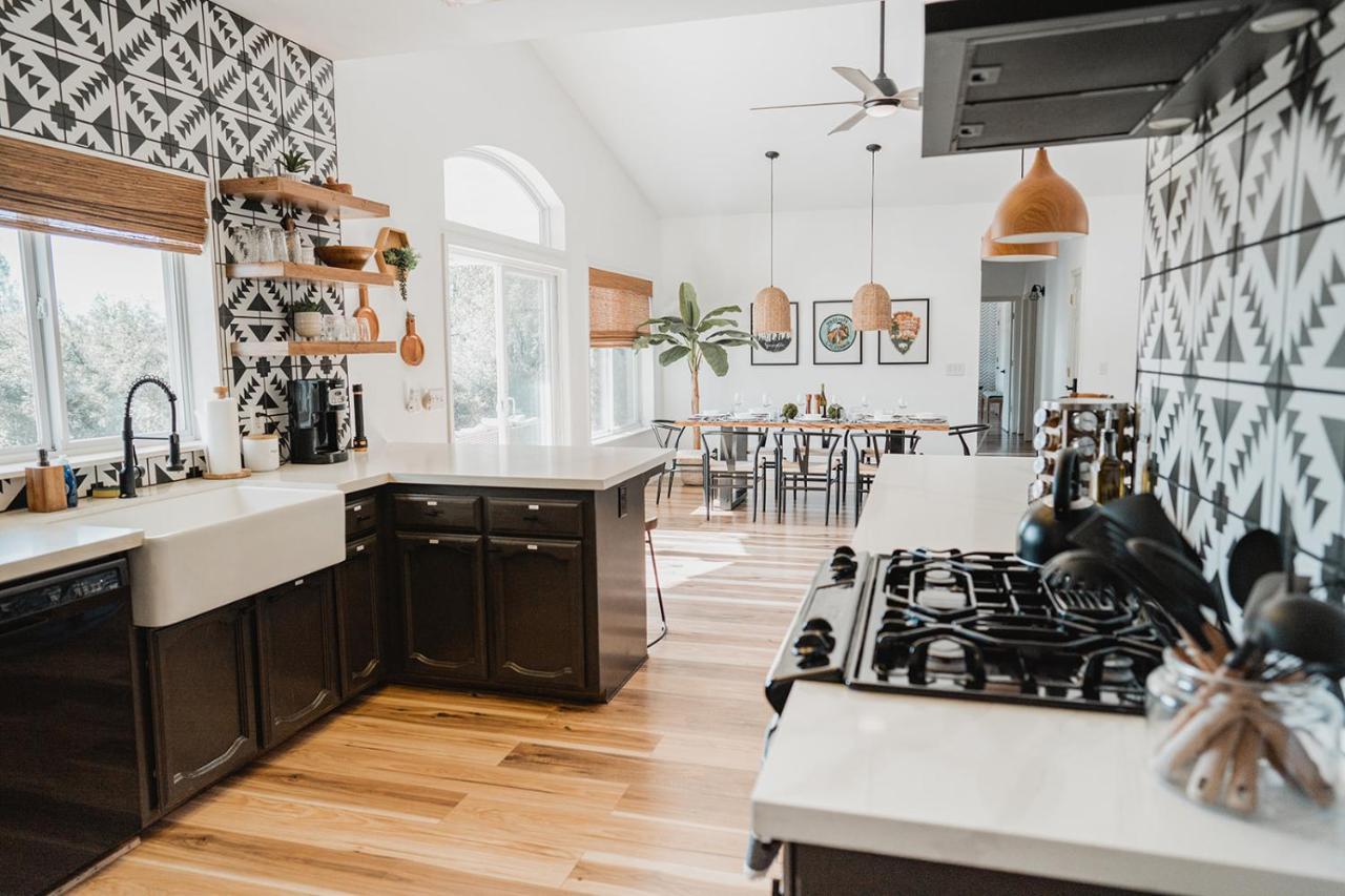 Glamour Mountain Getaway By Casa Oso With Views And Spa Oakhurst Esterno foto